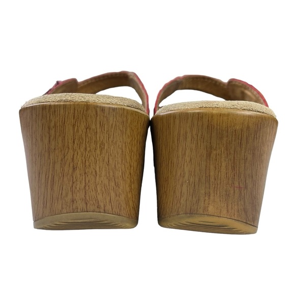 Dansko Leather Cross Strap Block Heels Sandals Womens Size US9.5-10  EU40 - Picture 9 of 13